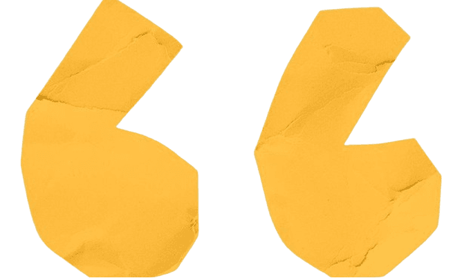 Quote decoration left